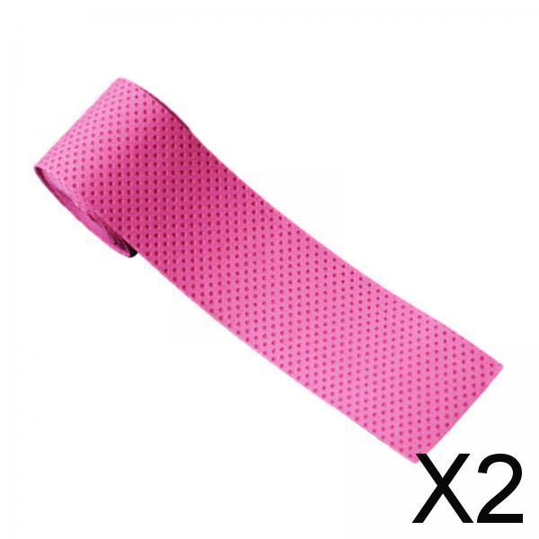 2xTennis Badminton Racket Grip Tape Table Tennis AntiSlip Grip Handle Tape Red
