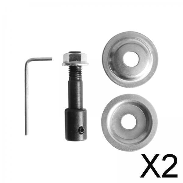 2xGrinding Wheel Shaft Buffing Arbor Threaded Shaft for Hair Wheel Fiber Wheel 5mm 85g