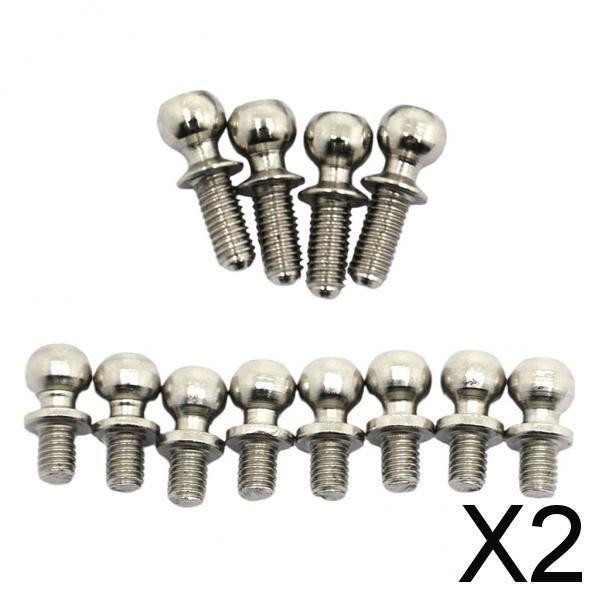 2xRC Car Ball Head Screw for Wltoys 144001 124016 124017 124018 124019 Adults