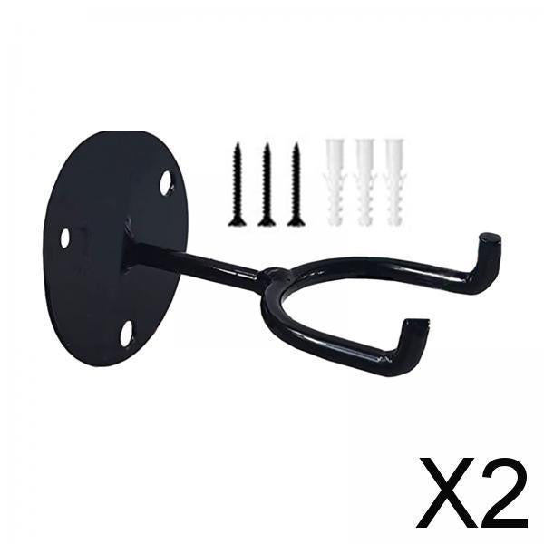 2xBaseball Wall Holder Iron Baseball Storage Rack for Memorabilia Collectibles Bats Holder