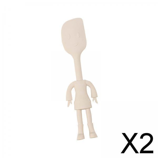 2xKitchen Utensil Heat Resistant Durable Cooking Tools for Baking Home Cooking scraper
