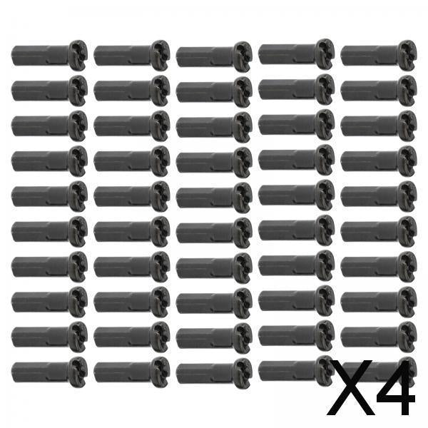 4x50Pcs MTB Bike Spoke Nipples Road Bicycle Spoke Caps Spokes Protector Guards