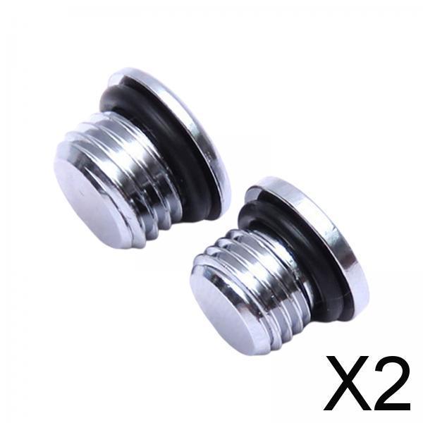 2xCopper Diving Regulator Port Plug Scuba Dive O Ring Plugs Hardware Screws 7g