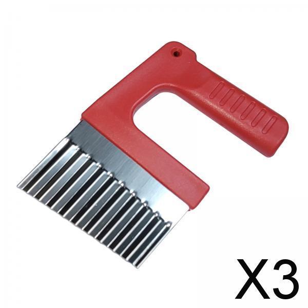 3xCrevice Sidewalk Crack Weeder Manual Gardening Tool for Patio Lawn Balconies red