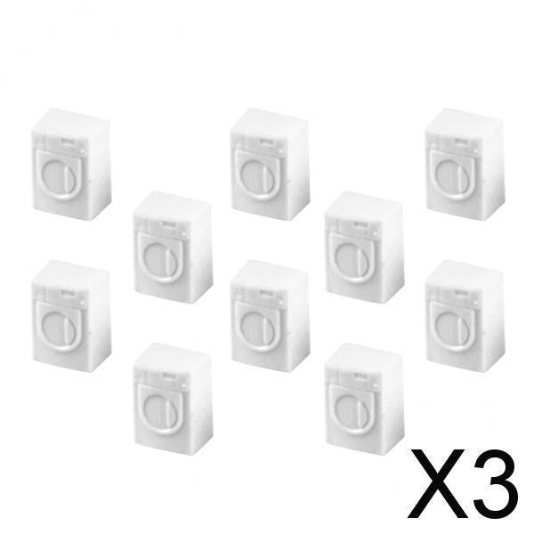 3xDoll House Decoration Indoor Furniture Washer Wash Machine Set 1/50 O Scale