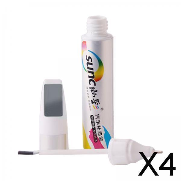 4xCar Touch up Paint Pen Quick Drying 12ml Car Scratch Repair Pen for Byd Grey
