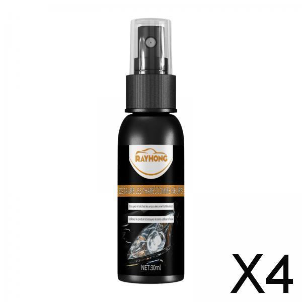 4xCar Headlight Scratch Repair Spray Polish Liquid Car Headlight Repair Fluid