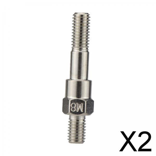 2xHand Rivet Nut Mandrels Rivet Heads Threaded Rivet Nut Tool Riveter Nut Head M8
