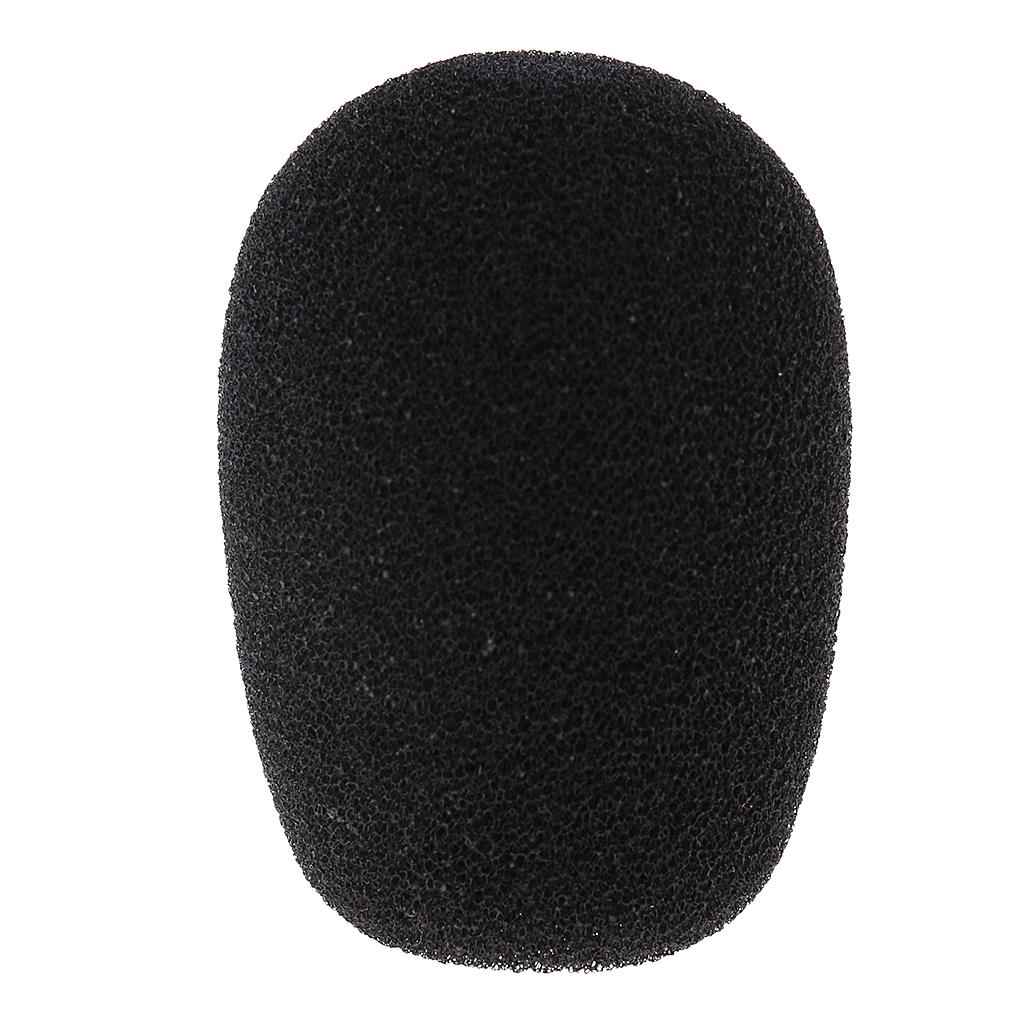 Mini Condenser Microphone Sponge Windshiled Windscreen Mic Cover - Black