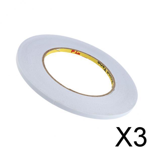 3xStrong Double Stick Tape Double Sided Adhesive Foam Mounting Tape Roll 5mm