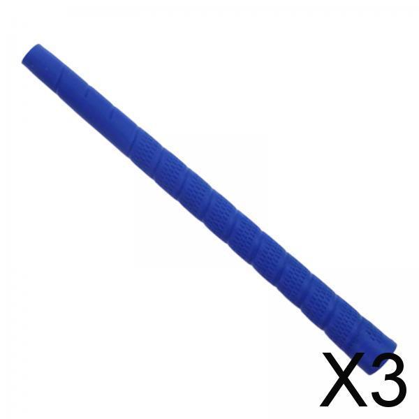 3xGolf Grips Protector Training Rod Pole Handle Standard for Golf Training Blue