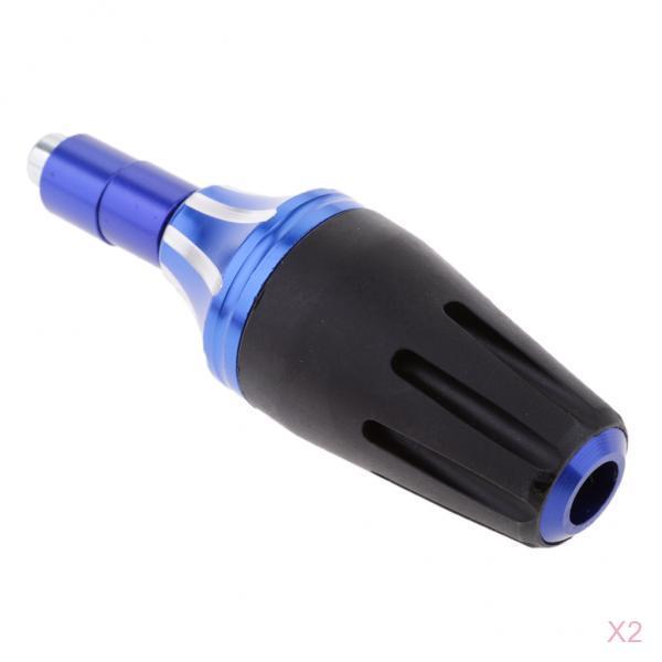 2Pcs Frame Slider Falling Crash Protector for Motorcycle Motorbike Blue