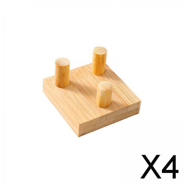 4xSmall Display Easel Holder Mineral Stand for Small Collectible Mineral Slab S