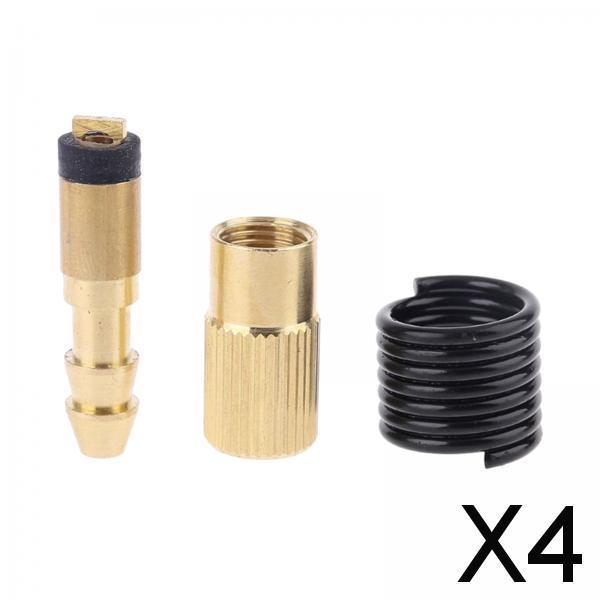 4xCar Tire Inflatable Adapter Inflator Valve Connector Replaces