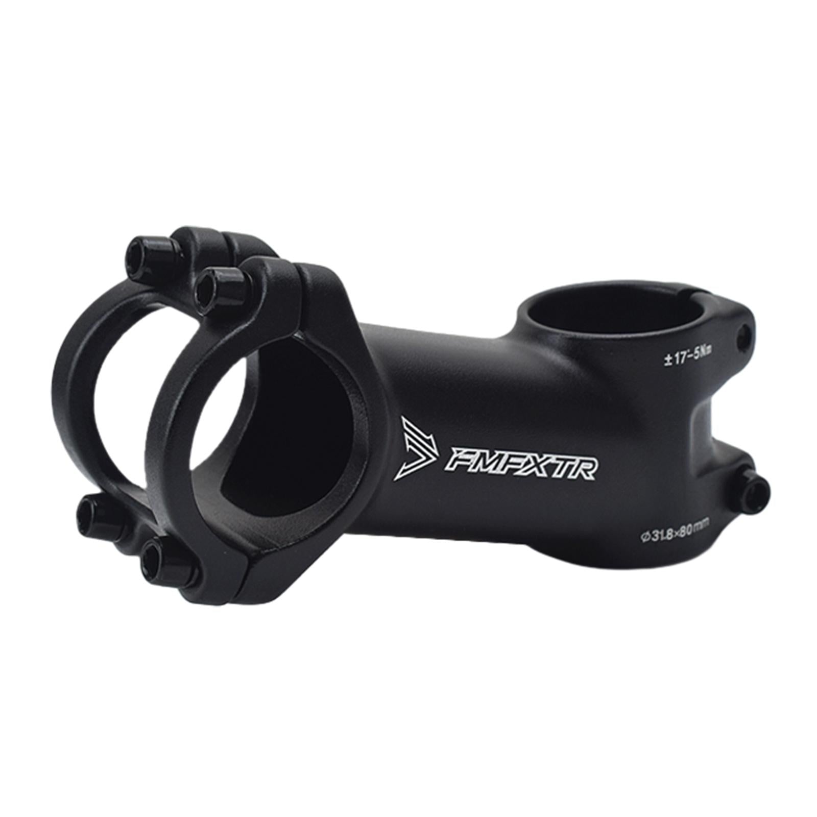 31.8mm Bike Stem Riser Extender for Downhill Bike Fixed Gear Cycle 80mm 17degree