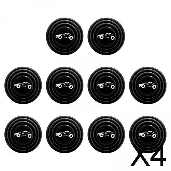 4x10x Car Door Shock Absorber Gaskets Protector for Rvs Trucks Suvs