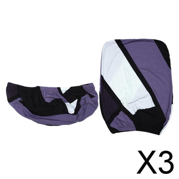 3xSplit Design Office Computer Chair Cover Protector Desk Chair Slipcover E