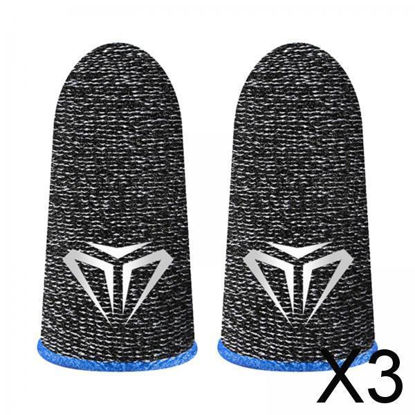3xPhone Gaming Finger Sleeves Breathable Gaming Finger Sleeves for Mobile Game