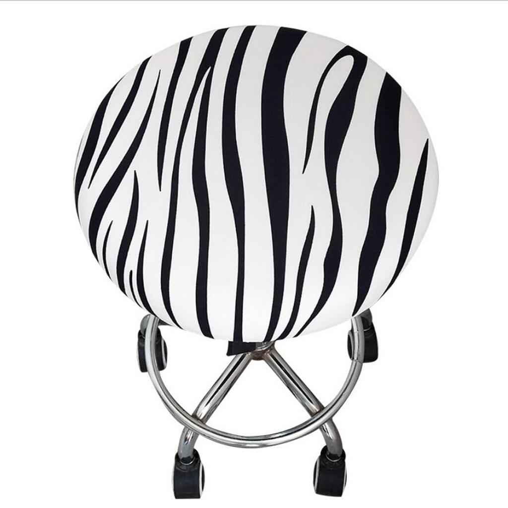 Fashionable Bar Stool Cover Round Lift Chair Seat Sleeve Salon Style_12