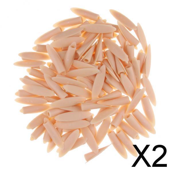 2x100pcs Trimmable Solid plug - Screws - Pocket-holes - DIY Yellow