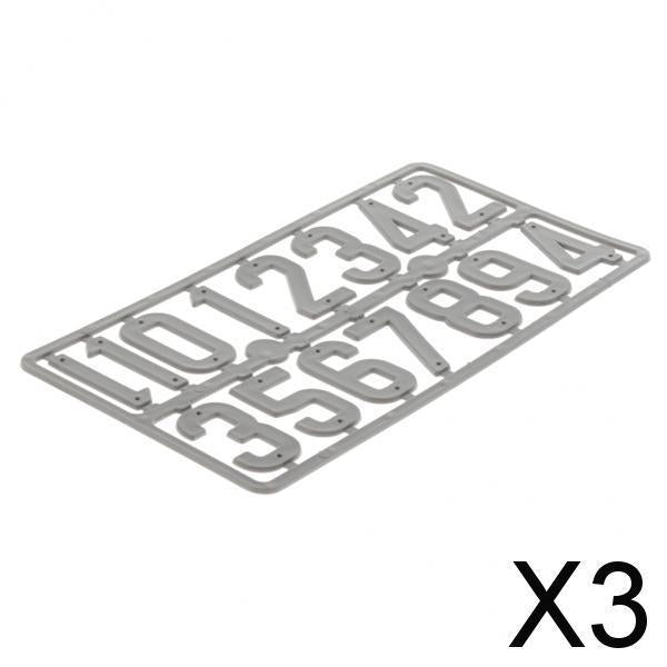 3xNumber Mark For Beekeeper Bee Hive Accessories Beekeeping Tools Grey