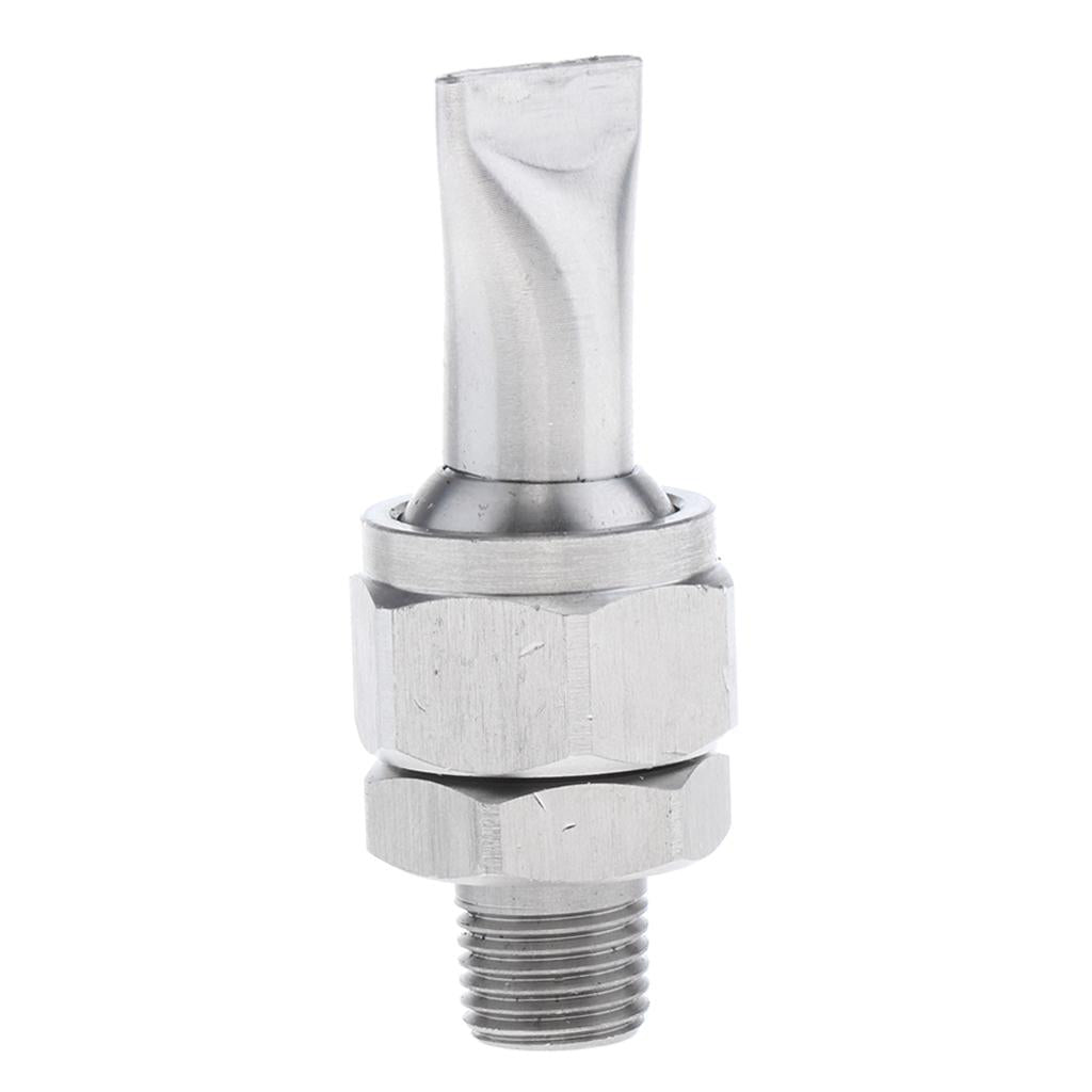 Stainless steel 1/4" Thread Flat Wind Jet Nozzle Spray with Universal Base