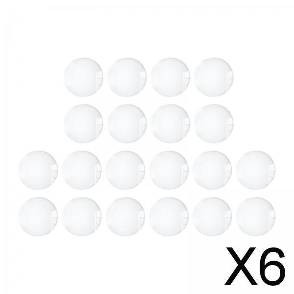 6xHalf Round Flatback for Jewelry Making DIY Crafts Glass Cabochons Dome Tiles 20mm 20pcs