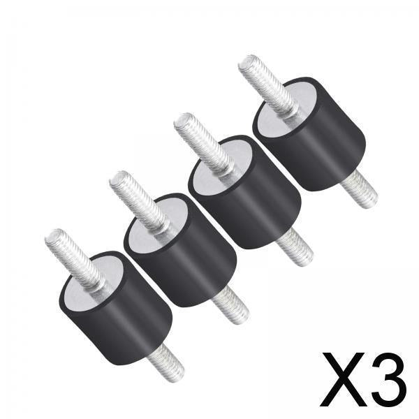 3x4x Rubber Studs Shock Absorber Buffers for Water Pumps Gasoline Engines 20x15 M6 