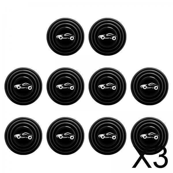3x10x Car Door Shock Absorber Gaskets Protector for Rvs Trucks Suvs