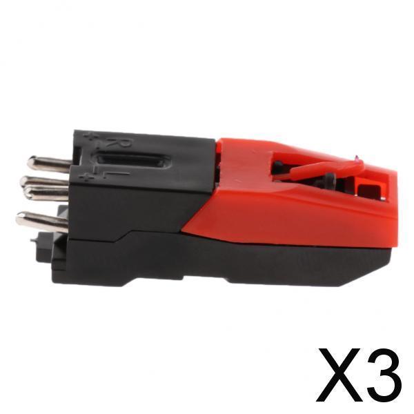 3xTurntable Phono Ceramic Cartridge W/ Stylus Needle For Vinyl Record Player