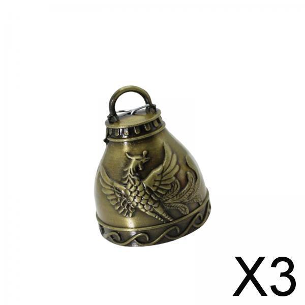 3xAntique Wind Bell Home Garden Decor Hanging Ornament Wind Chimes Pendants Phoenix