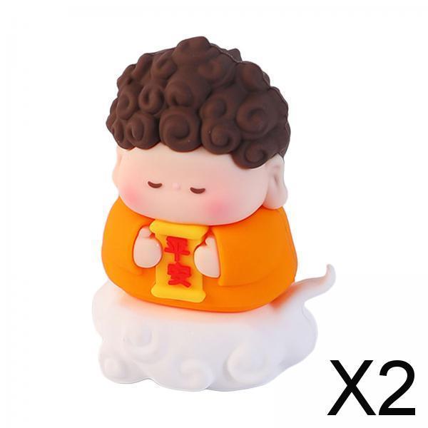 2xBlessings Figurine Desk Statue for Car Dashboard Decor Apartment Living Room Style A