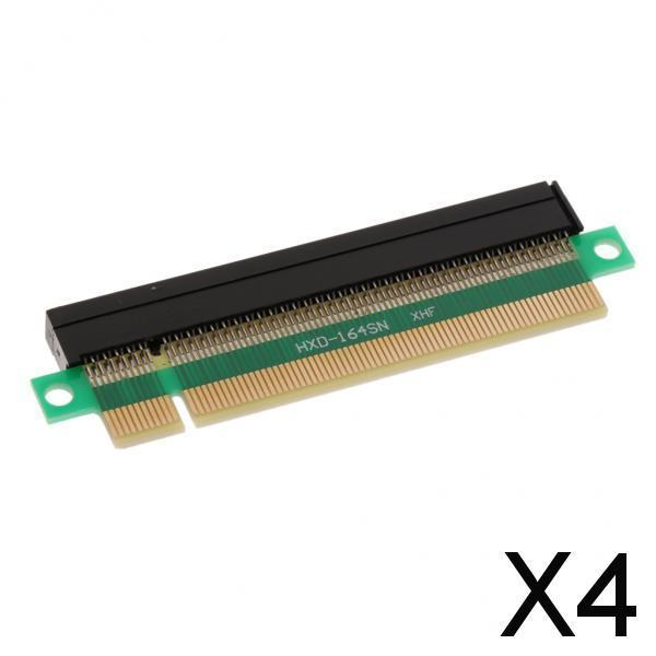 4xRiser PCI-E x16 Male to PCIE 16x Female Riser Card Expansion Adapter Board