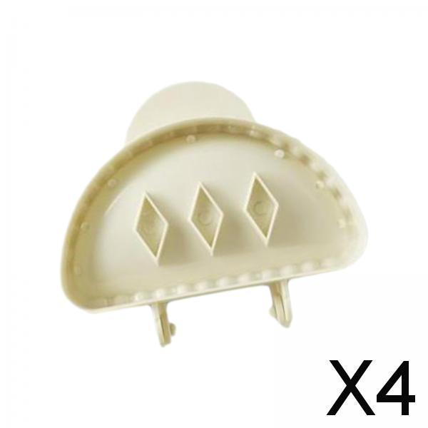 4xMini Hand Pie Maker Holiday Theme Pocket Pie Pan for Party Festivals Potluck semicircle