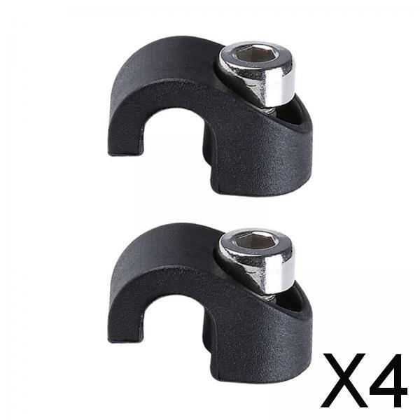 4x2 Pieces Bike Fork Brake Hose Guides Bicycle Fork Brake Cable Housing Clamps
