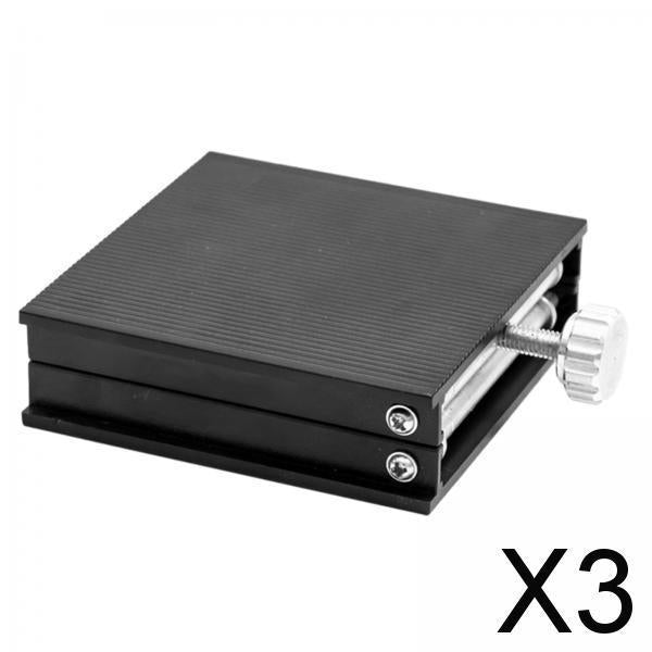 3xLifting Platform Manual Lift Platform Manual Control Lab Lifting Stand Table Black