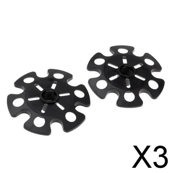 3x2pcs Trekking Pole Replacement Tip Guard Walking Stick Outdoor Accessories