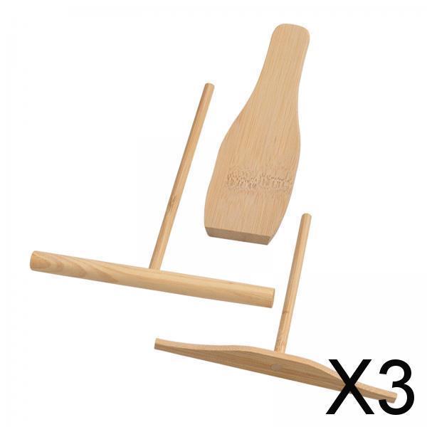 3xPancake Fruit Rake Tool Non Stick Egg Pie Scraper Premium Quality for Home 3pcs