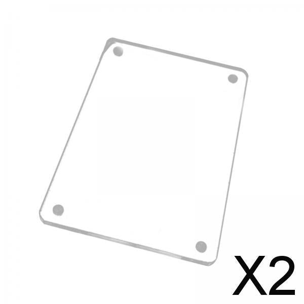2xLabel Holders name Card Flat Mini Label Shelf for Wedding Hotel Hotels 5.5cmx8.2cm