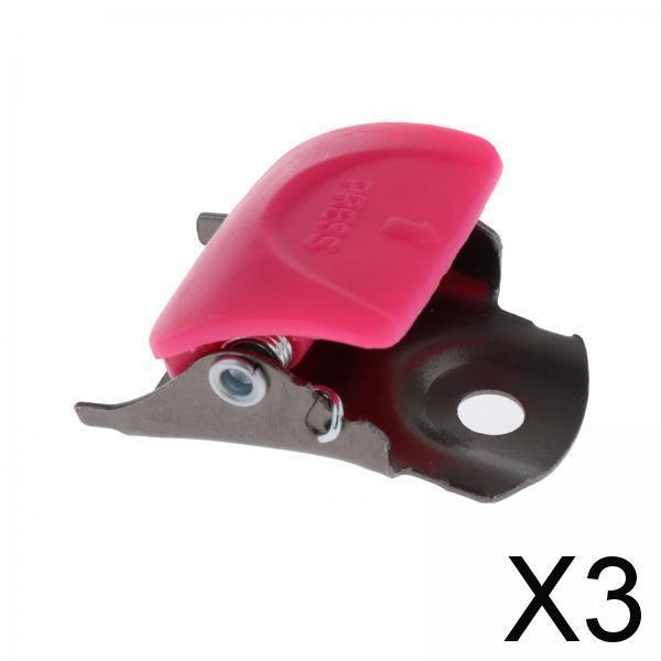 3xDurable Roller Skates Strap Buckle Skates Strap Clasp Repair Accessories Style B Pink