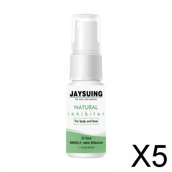5xPainless Permanent Hair Removal Inhibitor Spray Stop Hair Smooth Women 30ml