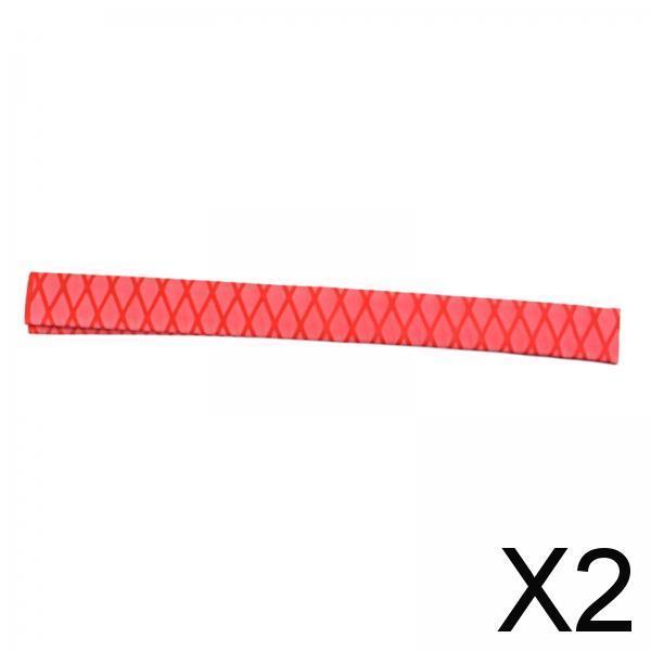 2xHeat Shrink Rod Wrap 3:1 Electrical Insulation Non-Slip 15mm 35mm Diameter Red 15mm