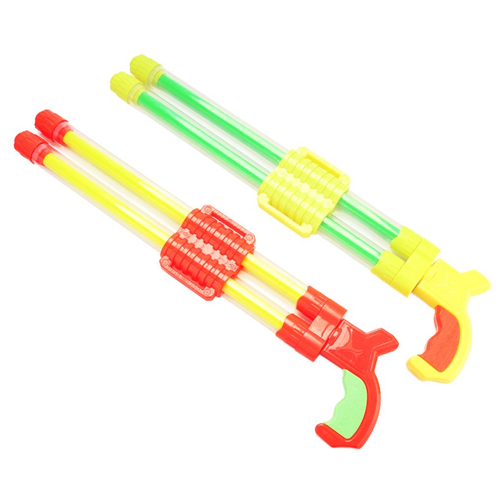 2Pcs Water Blaster Pistol  Squirter Hydro Shooting Pump Kids Garden Pool Toy