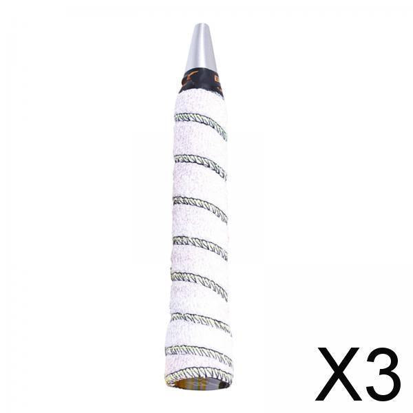 3xCotton Towel Tennis Badminton Racket Grip Wrap Tape Overgrip Non Slip White