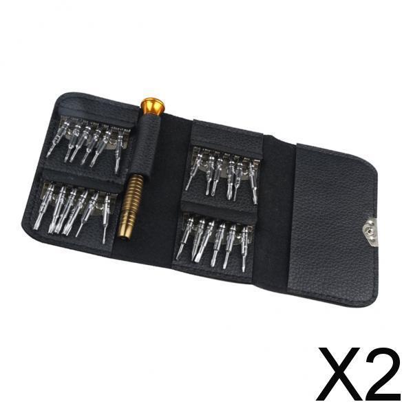 2x25 in 1 Mini Screwdriver Kit Sets for Watch Glasses Smartphone Laptop Watch