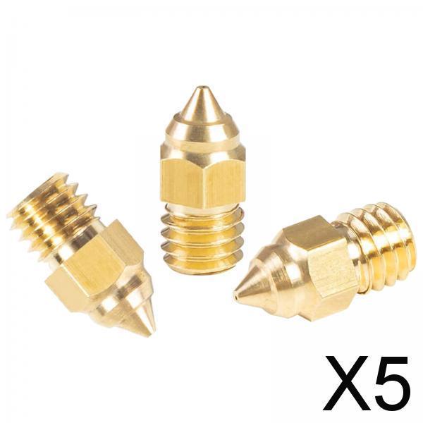 5x3x Extruder Nozzles 3D Printer for Ender 3 series CR-10S CR-10 V2 0.5mm