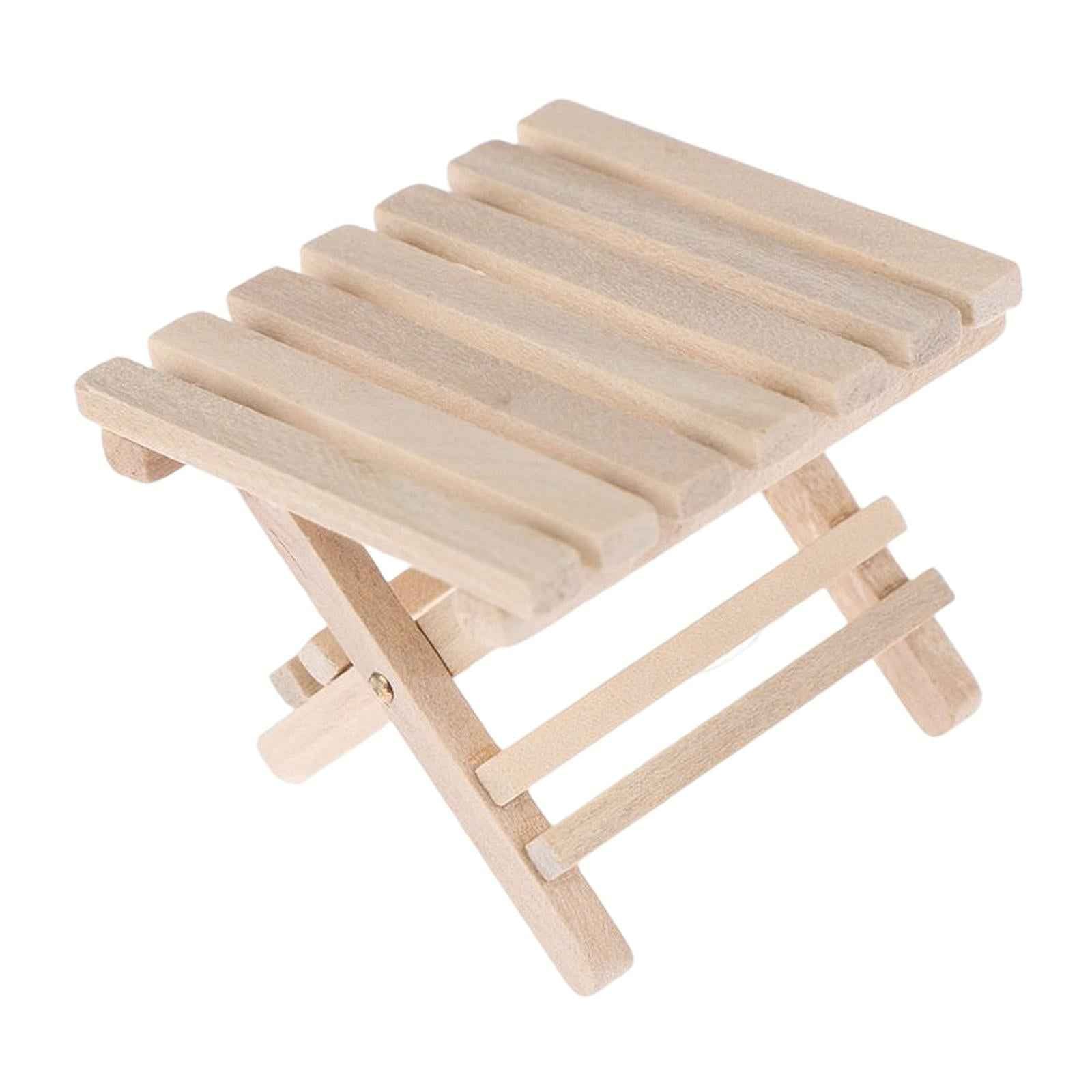 1/12 Miniature Beach Table Handmade for Garden Swimming Pool Decoration