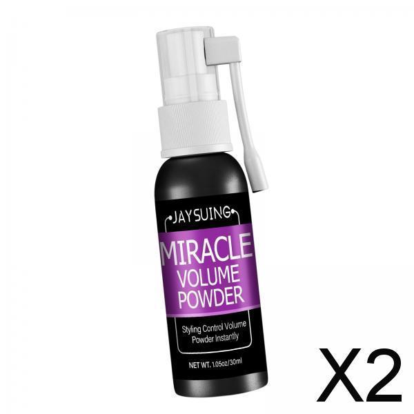 2x30ml Volumizing Hair Spray Oil Control DIY Hairstyle Compact for Fine Hair