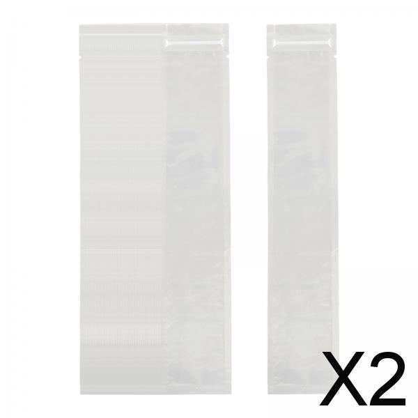 2xPopsicles Bag Ice Bag Freezer Tubes with Zip Seals for Fruit Smoothies Juice 50pcs