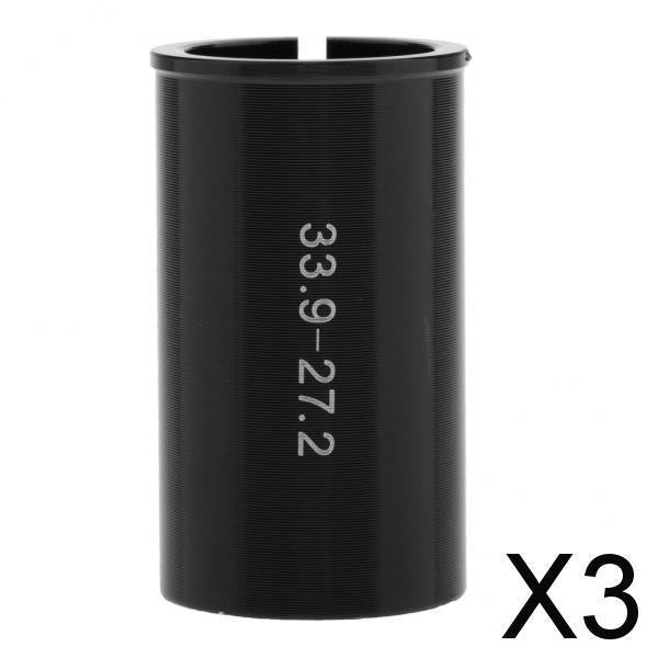 3xBicycle Seat Post Shim Tube Sleeve Adapter Size Reducer 15 Size 27.2 to 33.9